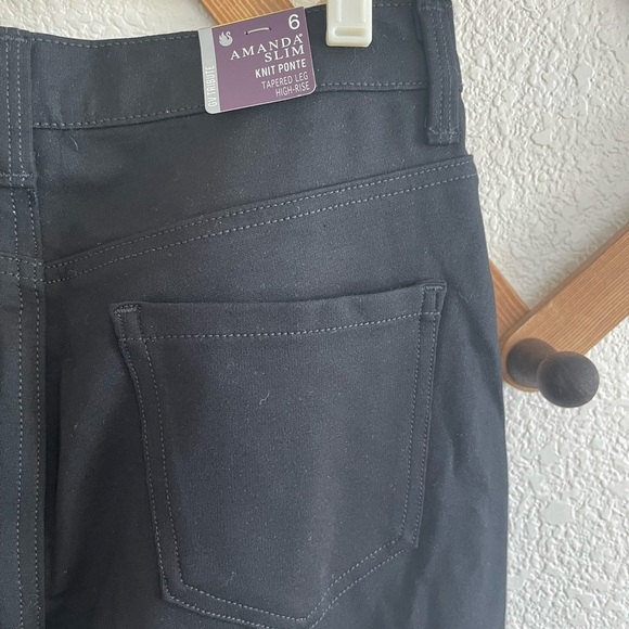 Gloria Vanderbilt | NWT Amanda Womens High Rise Slim Pants size 6 - Picture 7 of 12
